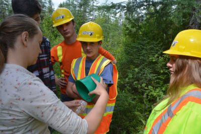 Volunteers helping out at The Marsh.